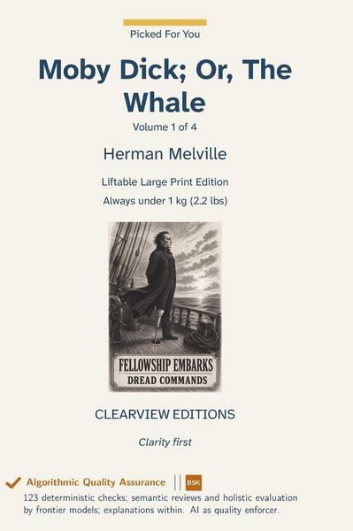 Produktbild: Moby Dick; Or, The Whale - Volume 1 of 4