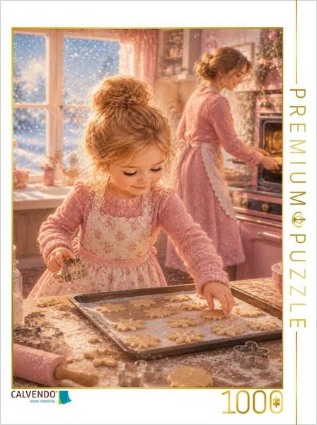 CALVENDO Puzzle Weihnachtliche Backstube | 1000 Teile Lege-Größe 64 × 48 cm Foto-Puzzle für glückliche Stunden