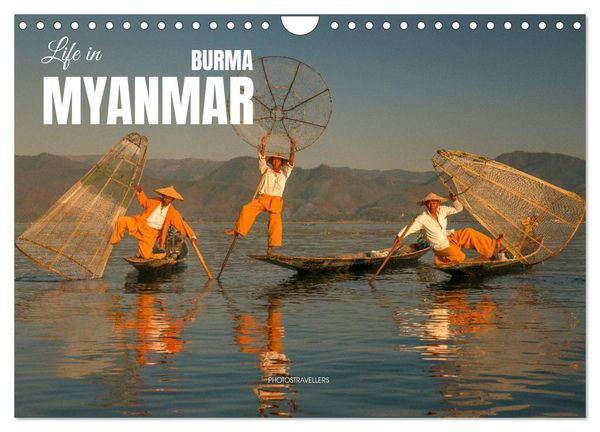 Produktbild: Life in Myanmar, Burma (Wall Calendar 2026 DIN A4 landscape), CALVENDO 12 Month Wall Calendar