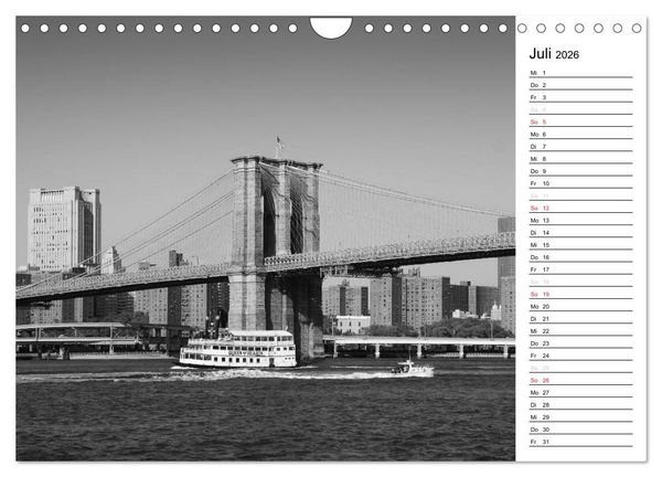 Produktbild: New York (Wandkalender 2026 DIN A4 quer), CALVENDO Monatskalender