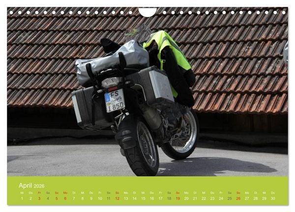 Produktbild: Freude an - Spa&szlig; mit der BMW GS (Wandkalender 2026 DIN A4 quer), CALVENDO Monatskalender