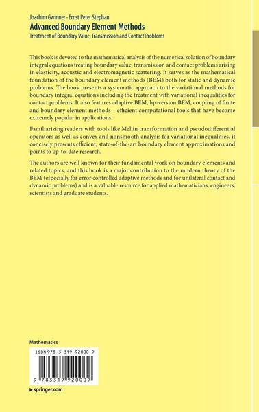 Produktbild: Advanced Boundary Element Methods