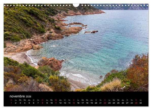 Produktbild: Les plus belles plages de Corse (Calendrier mural 2026 DIN A3 vertical), CALVENDO calendrier mensuel