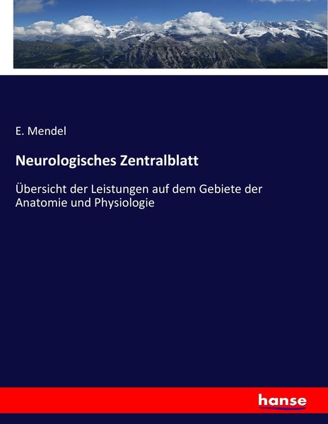 Neurologisches Zentralblatt, Taschenbuch von E. Mendel, Hansebooks, 9783743467873