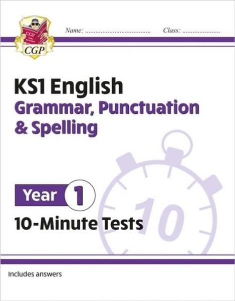 Produktbild: KS1 Year 1 English 10-Minute Tests: Grammar, Punctuation & Spelling