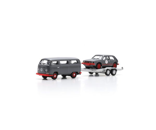 H0 Sc Vw T2 Bus M.Anh. Vw Golf I Gti