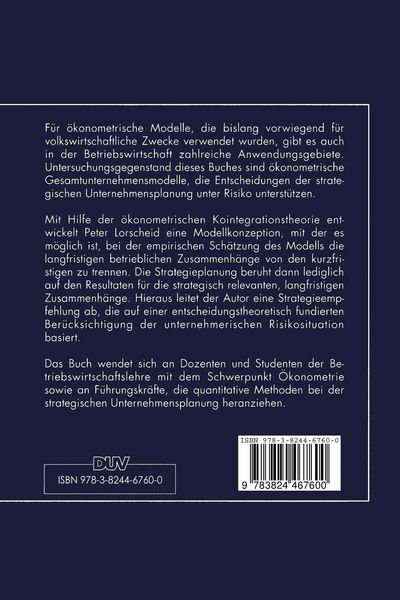 Produktbild: Kointegration und strategische Planung