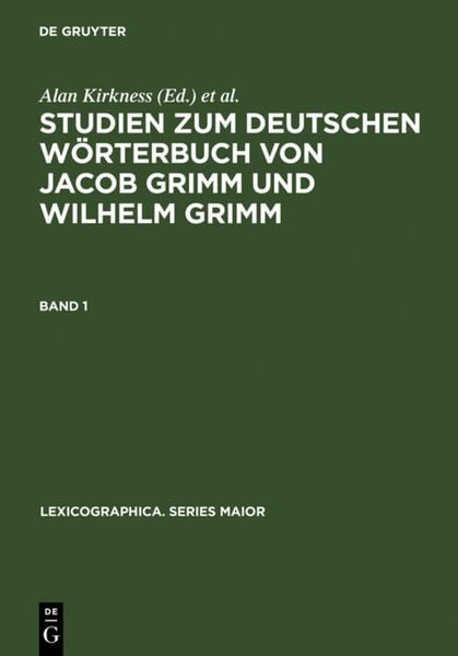 Produktbild: Studien zum Deutschen W&ouml;rterbuch von Jacob Grimm und Wilhelm Grimm