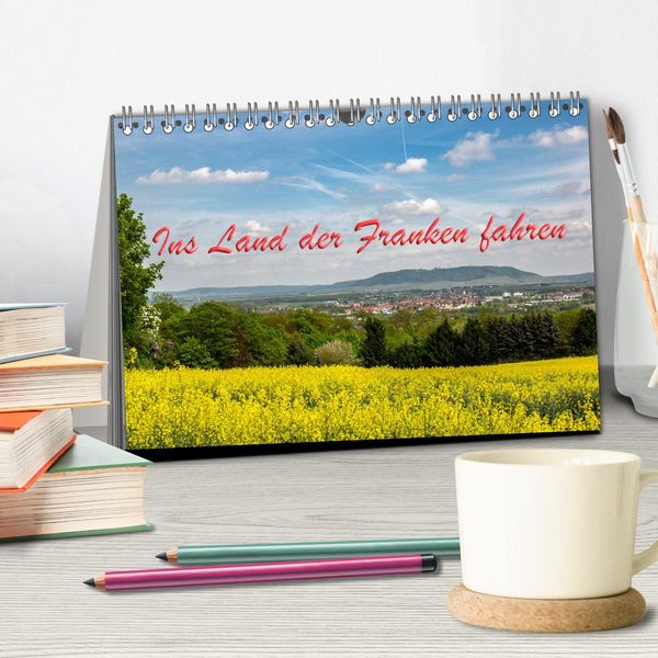 Produktbild: Ins Land der Franken fahren (Tischkalender 2026 DIN A5 quer), CALVENDO Monatskalender
