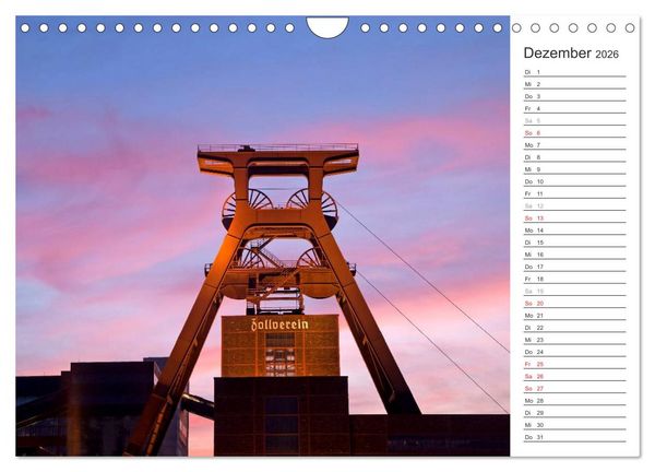 Produktbild: Auf der Route der Industriekultur (Wandkalender 2026 DIN A4 quer), CALVENDO Monatskalender