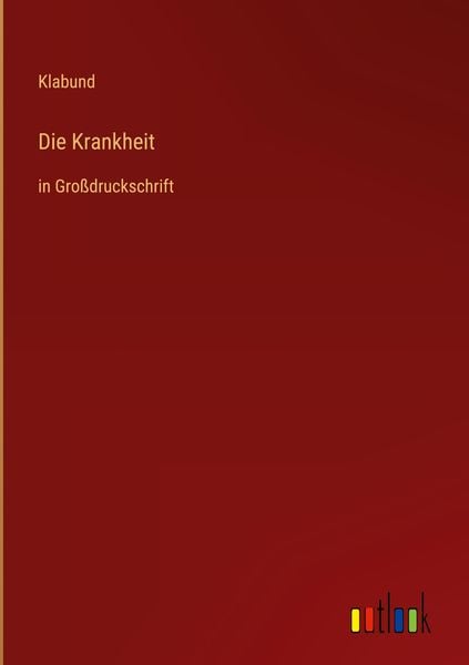 Produktbild: Die Krankheit