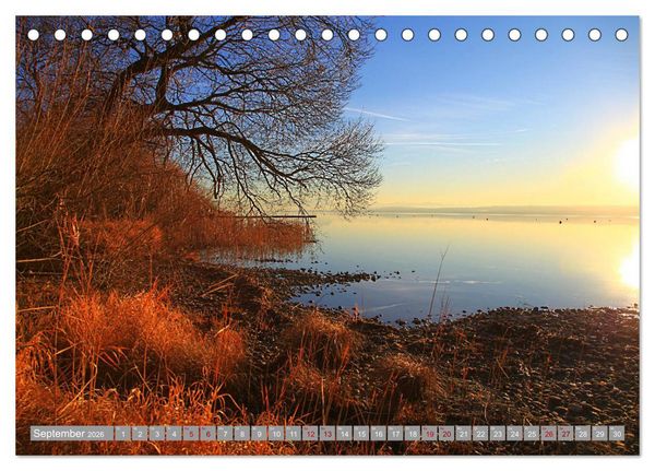 Produktbild: Mein Ammersee - am Ostufer entlang (Tischkalender 2026 DIN A5 quer), CALVENDO Monatskalender
