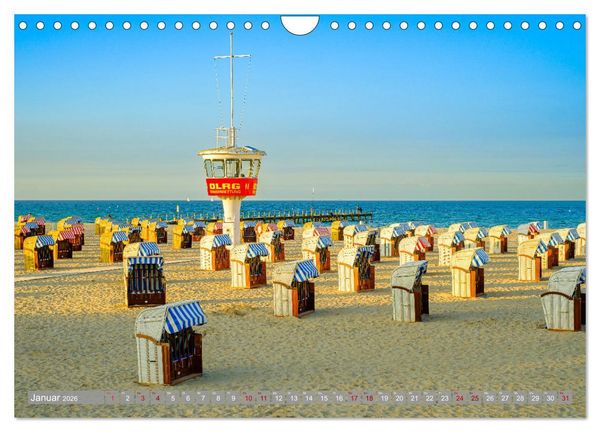 Produktbild: Ein Blick auf L&uuml;beck-Travem&uuml;nde (Wandkalender 2026 DIN A4 quer), CALVENDO Monatskalender