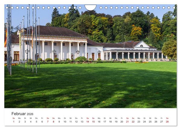 Produktbild: Baden-Baden, Kurstadt am Rande des Schwarzwaldes (Wandkalender 2026 DIN A4 quer), CALVENDO Monatskalender