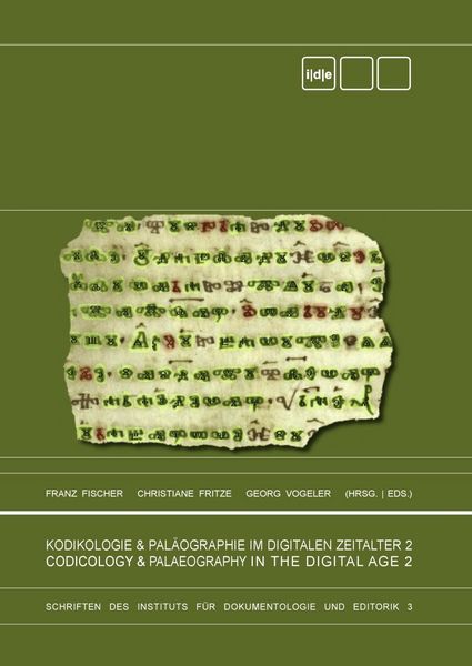 Produktbild: Kodikologie und Pal&auml;ographie im digitalen Zeitalter 2 - Codicology and Palaeography in the Digital Age 2