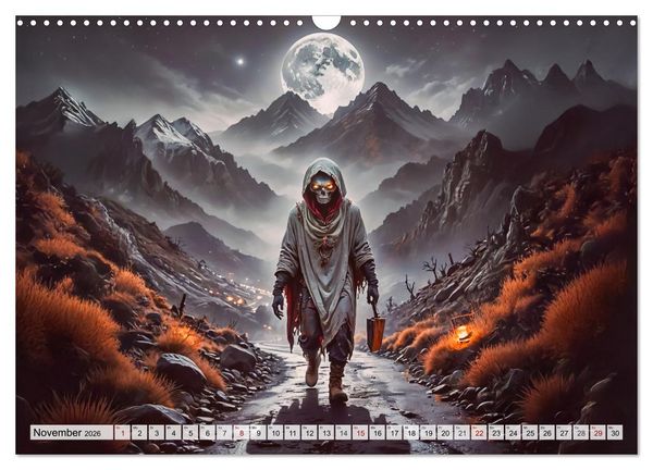 Produktbild: Inka-Mythologie - G&ouml;tter, Helden und Monster (Wandkalender 2026 DIN A3 quer), CALVENDO Monatskalender