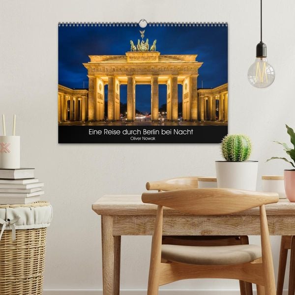 Produktbild: Eine Reise durch Berlin bei Nacht (Wandkalender 2026 DIN A3 quer), CALVENDO Monatskalender