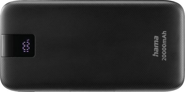 Produktbild: HAMA Ladeger&auml;t Powerbank PD 20, schwarz