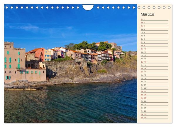 Produktbild: Collioure - Perle der Cote Vermeille (Wandkalender 2026 DIN A4 quer), CALVENDO Monatskalender