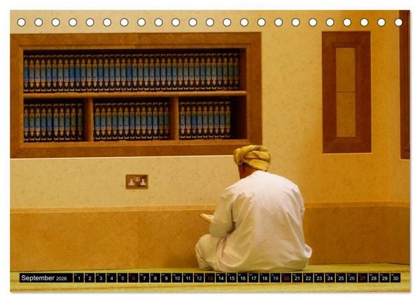 Produktbild: Faszinierendes Reiseland Oman (Tischkalender 2026 DIN A5 quer), CALVENDO Monatskalender