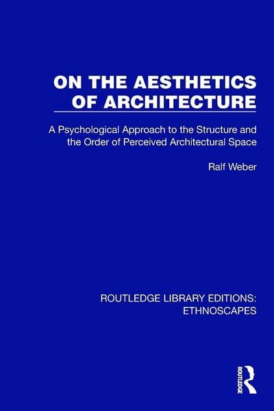 Produktbild: On the Aesthetics of Architecture