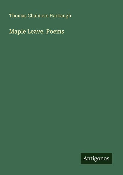 Produktbild: Maple Leave. Poems