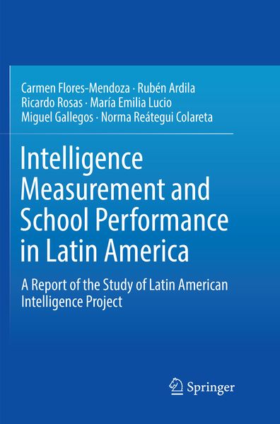 Produktbild: Intelligence Measurement and School Performance in Latin America