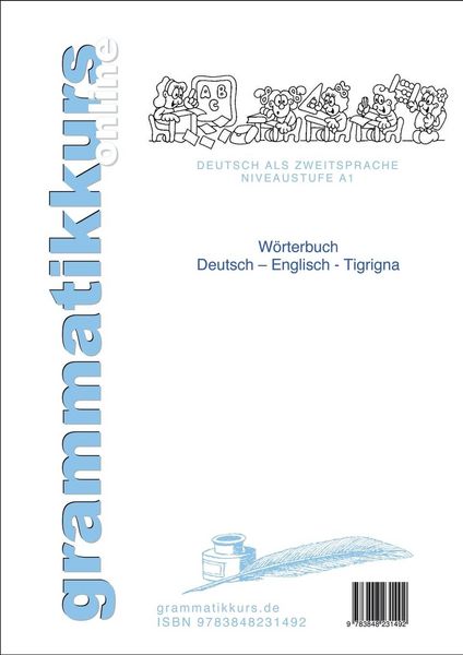 Produktbild: Wortschatz Deutsch-Englisch-Tigrigna Niveau A1