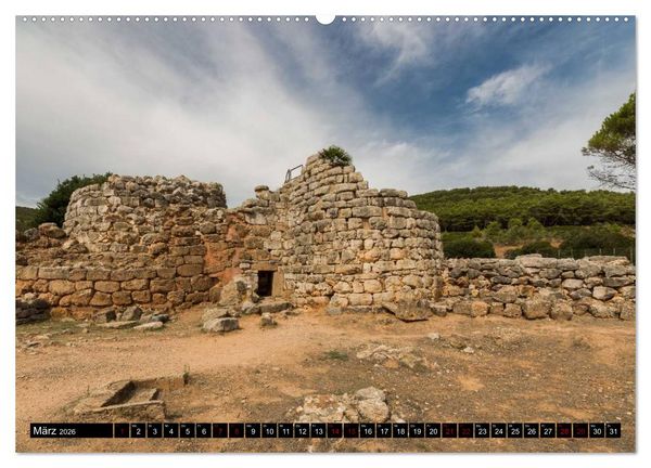 Produktbild: Wildes Sardinien 2026 (Wandkalender 2026 DIN A2 quer), CALVENDO Monatskalender