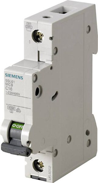 Siemens 5SL61067 Leitungsschutzschalter 1polig 6A 230 V, 400V