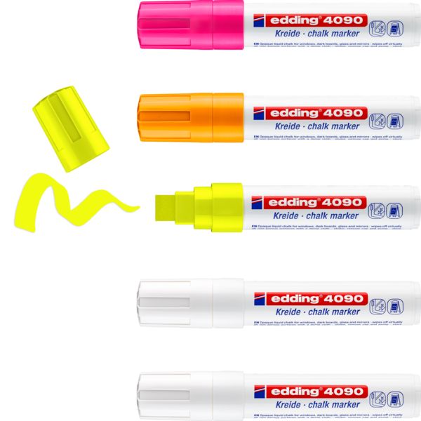 Produktbild: edding Kreidemarker 4090 5er Set