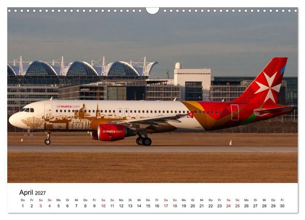 Produktbild: Airbus A320 Das Brot und Butter Flugzeug (Wandkalender 2027 DIN A3 quer), CALVENDO Monatskalender