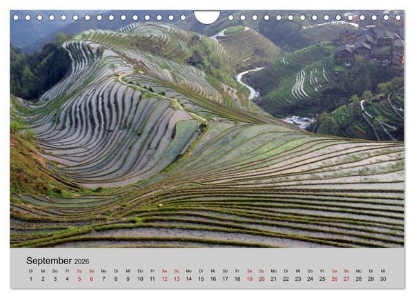 Produktbild: China-Impressionen (Wandkalender 2026 DIN A4 quer), CALVENDO Monatskalender