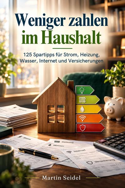 Produktbild: Weniger zahlen im Haushalt: 125 Spartipps f&uuml;r Strom, Heizung, Wasser, Internet und Versicherungen