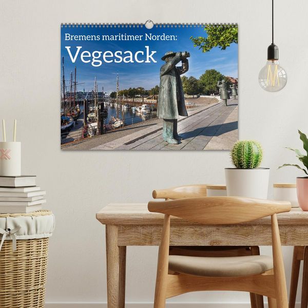 Produktbild: Bremens maritimer Norden: Vegesack (Wandkalender 2026 DIN A3 quer), CALVENDO Monatskalender