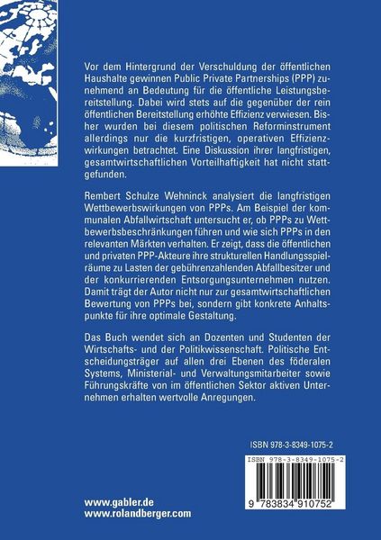 Produktbild: Public Private Partnerships und Wettbewerb