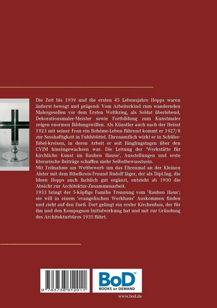 Produktbild: Zur Biografie des Kirchenbaumeisters Bernhard Hopp (1893-1962)