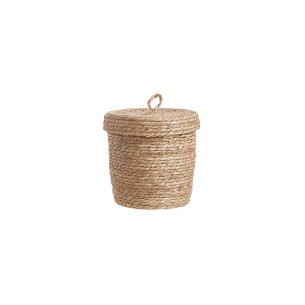 BUTLERS RUSH ROPE Korb mit Deckel Ø25cm