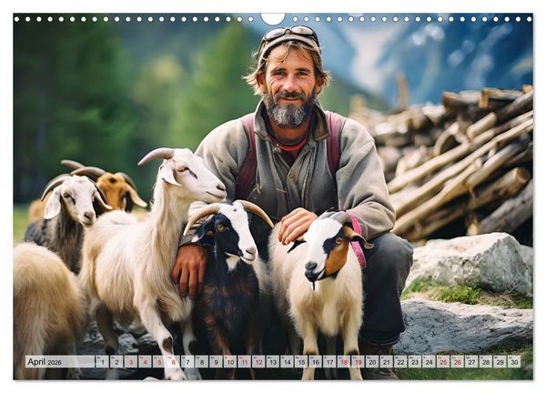 Produktbild: Alm Leben - Meine Liebe zum Bergbauernhof (Wandkalender 2026 DIN A3 quer), CALVENDO Monatskalender