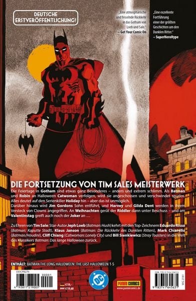 Produktbild: Batman: Das lange Halloween - Das letzte Halloween