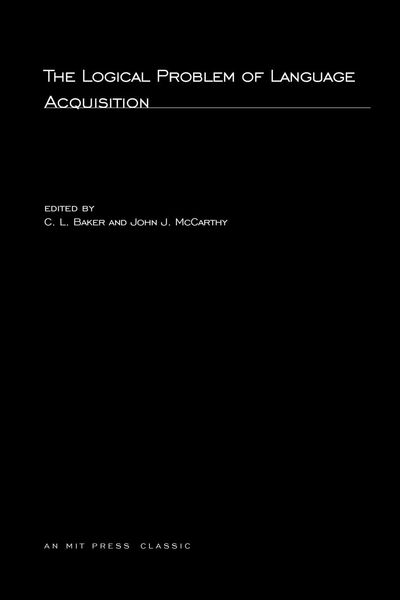 Produktbild: The Logical Problem of Language Acquisition