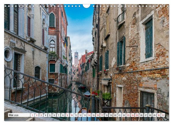 Produktbild: Venedig. Lagunenstadt in Italien (Wandkalender 2026 DIN A3 quer), CALVENDO Monatskalender