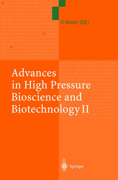 Produktbild: Advances in High Pressure Bioscience and Biotechnology II