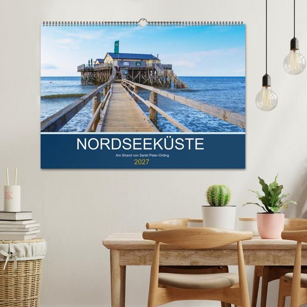 Produktbild: Nordseek&uuml;ste Am Strand von Sankt Peter-Ording (Wandkalender 2027 DIN A2 quer), CALVENDO Monatskalender