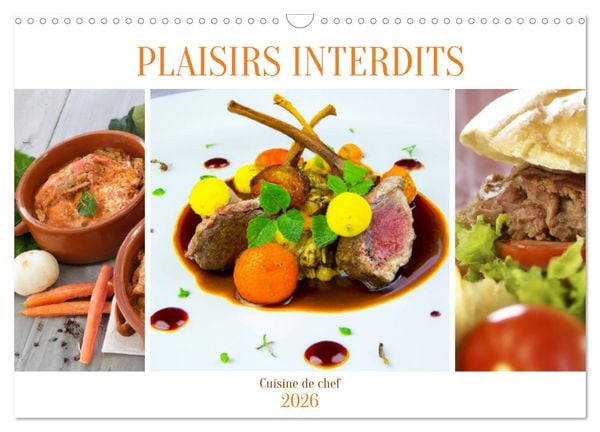 Produktbild: Plaisirs interdits (Calendrier mural 2026 DIN A3 vertical), CALVENDO calendrier mensuel