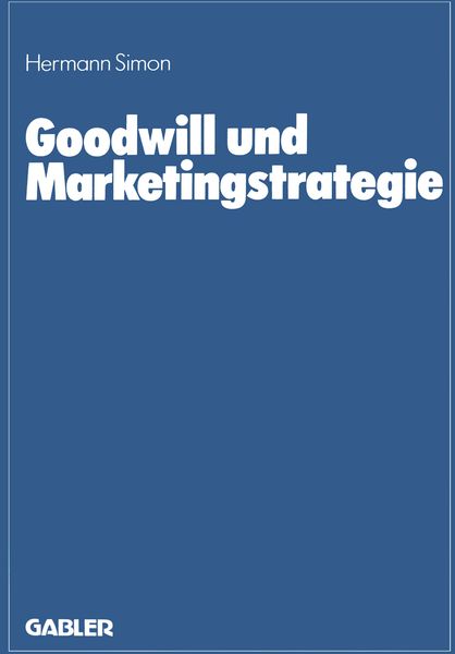 Produktbild: Goodwill und Marketingstrategie