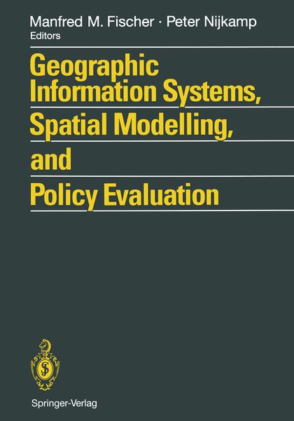 Produktbild: Geographic Information Systems, Spatial Modelling and Policy Evaluation