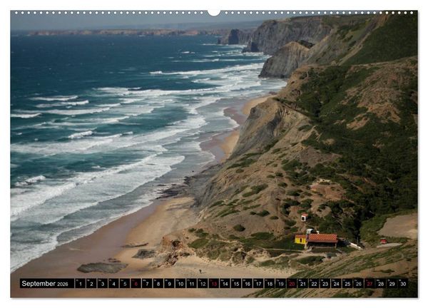 Produktbild: Die Algarve (hochwertiger Premium Wandkalender 2026 DIN A2 quer), Kunstdruck in Hochglanz