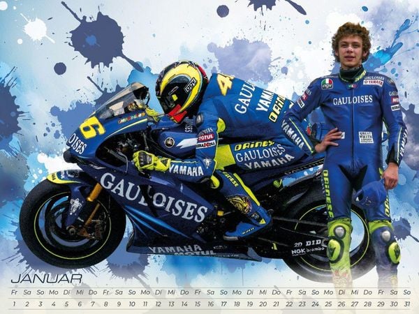 Produktbild: Rossi - eine Legende Artwork Edition Kalender 2027