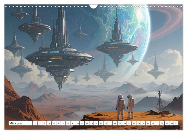 Produktbild: Universum der Tr&auml;ume (Wandkalender 2026 DIN A3 quer), CALVENDO Monatskalender